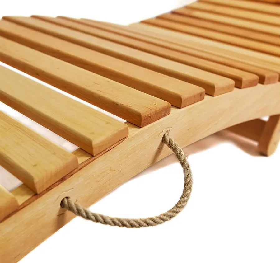 Wooden Folding Sunbed for Outdoor Use vendor-unknown Sun loungers and deck chairs